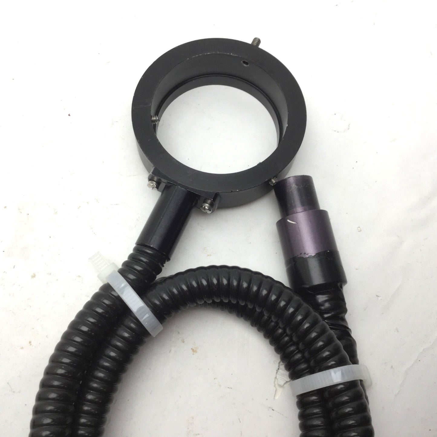 Used Fostec Fiber Optic Light Ring ID 2", 5/8" Input, L: 34", *Taped Up Still Works*