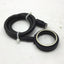 Used Fostec Fiber Optic Light Ring ID 2", 5/8" Input, L: 34", *Has Tape, Still Works*