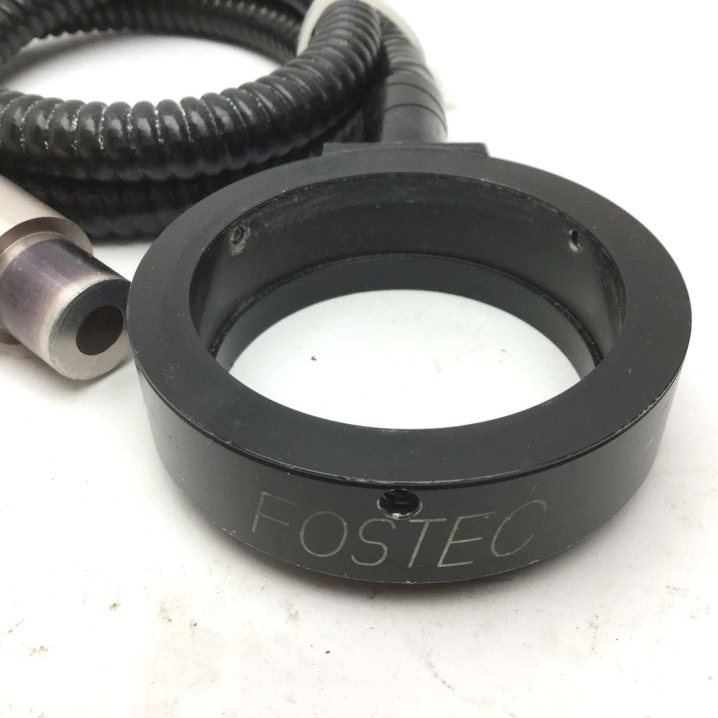 Used Fostec Fiber Optic Light Ring ID 2", 5/8" Input, L: 34", *Works But Has Tape*