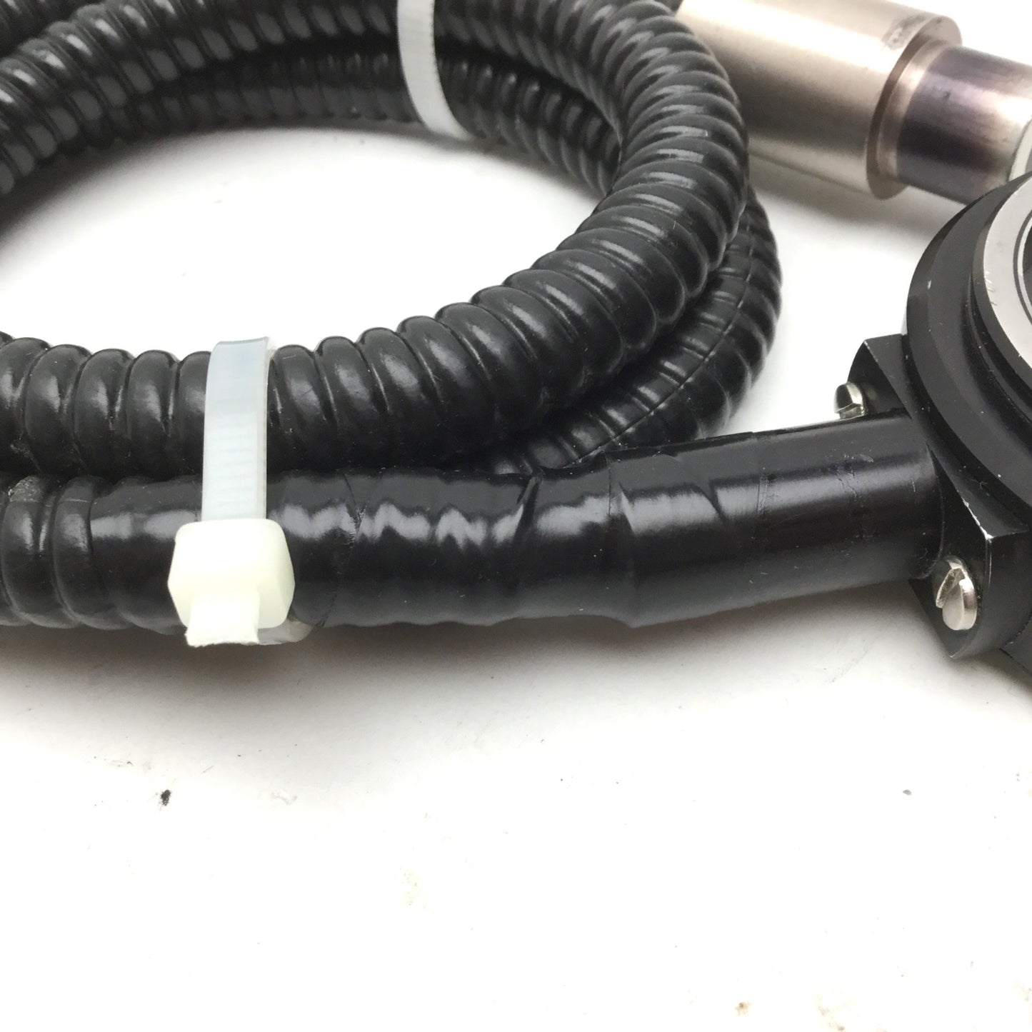 Used Fostec Fiber Optic Light Ring ID 2", 5/8" Input, L: 34", *Works But Has Tape*