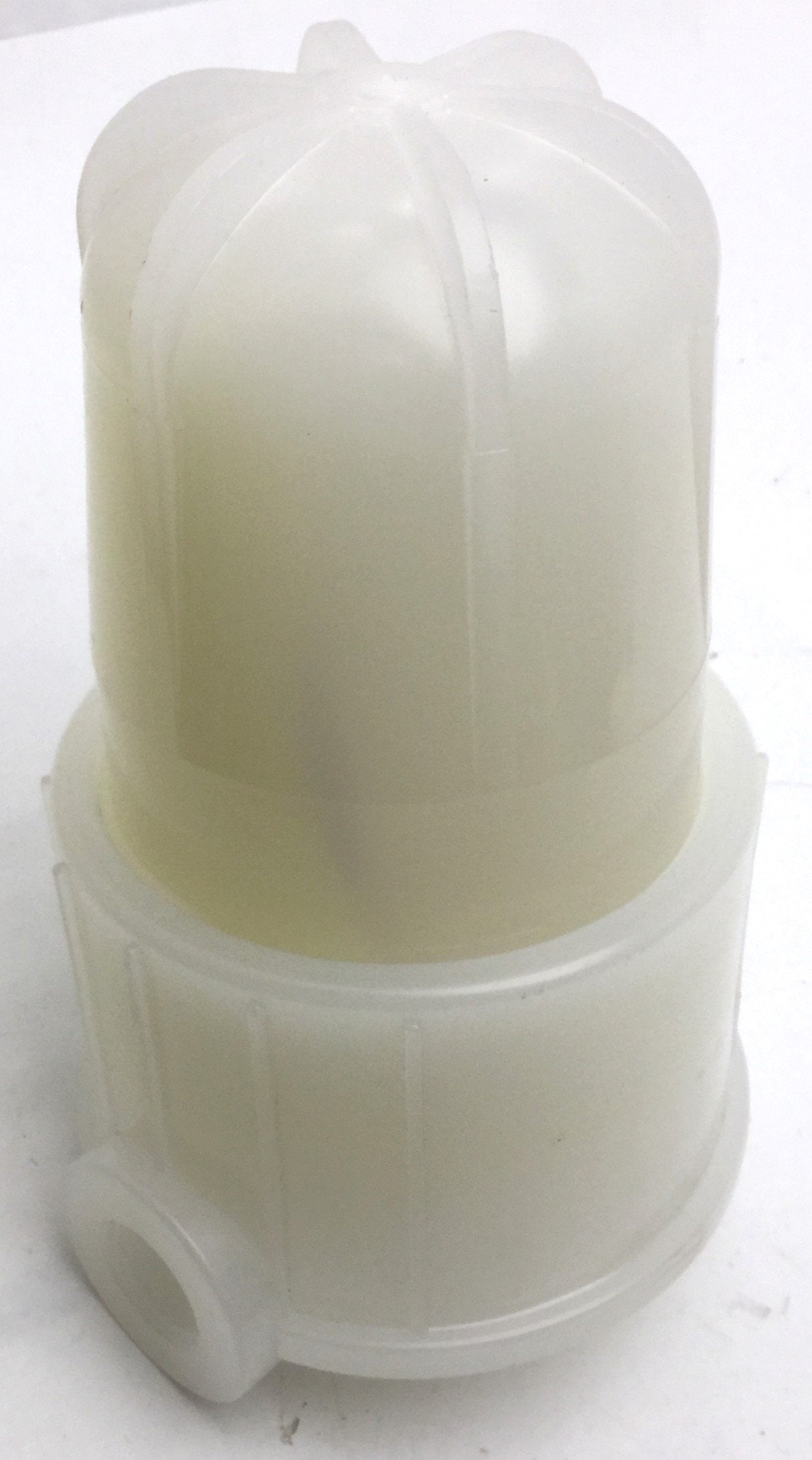 Used PFTE Filter, Input: 3/4" NPT, Output: 3/4" NPT, Includes 2x O-Rings