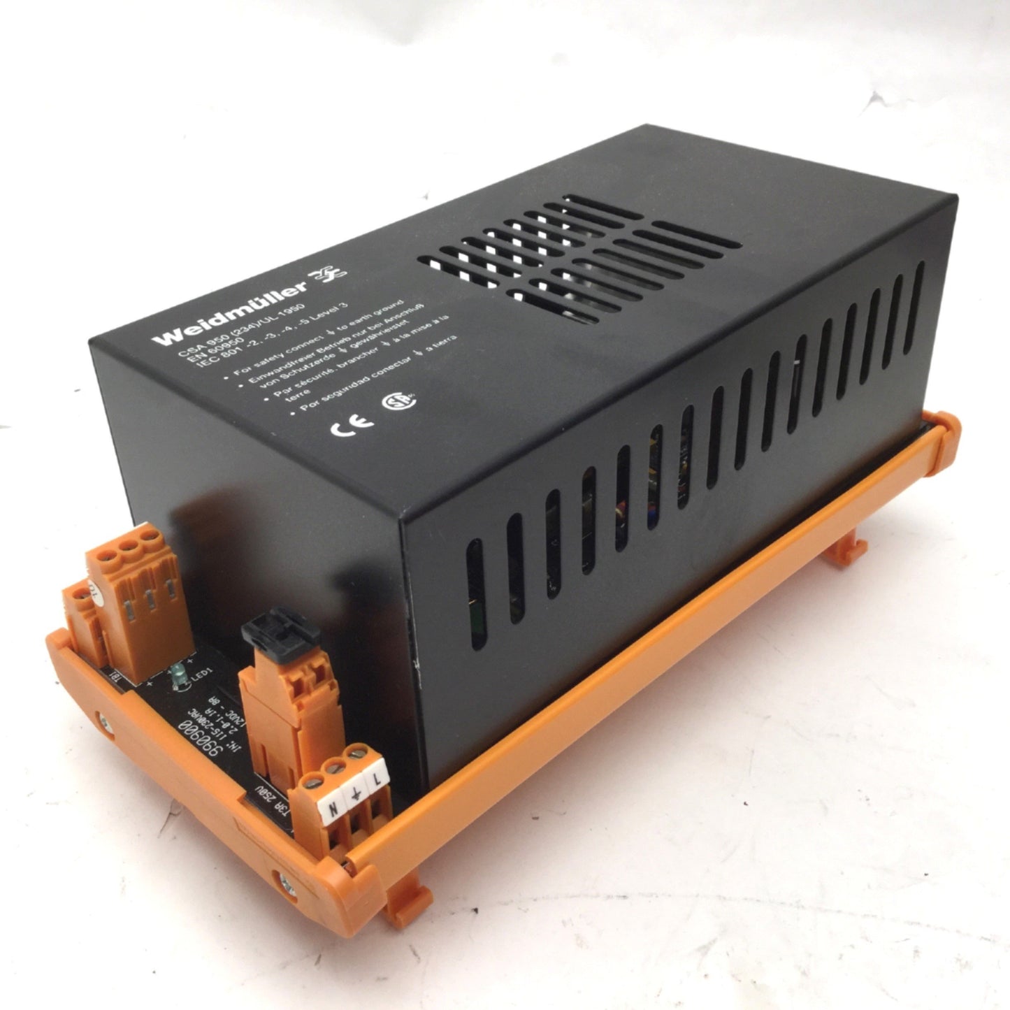 Used Weidmuller CSA 950 (234) /UL 1950 Power Supply, Out: 24VDC 5A, In: 115-230VAC