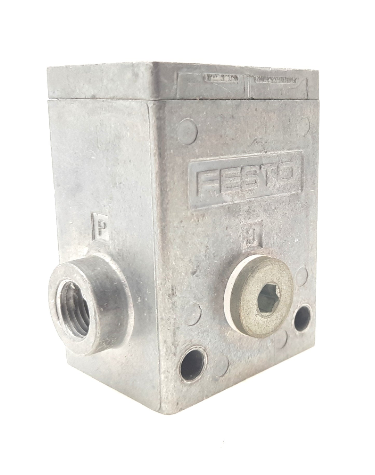 Used Festo VAK-1/4 6890 Vacuum Generator, G1/4, Max Vacuum: 80%, Pressure: 1.5-10bar