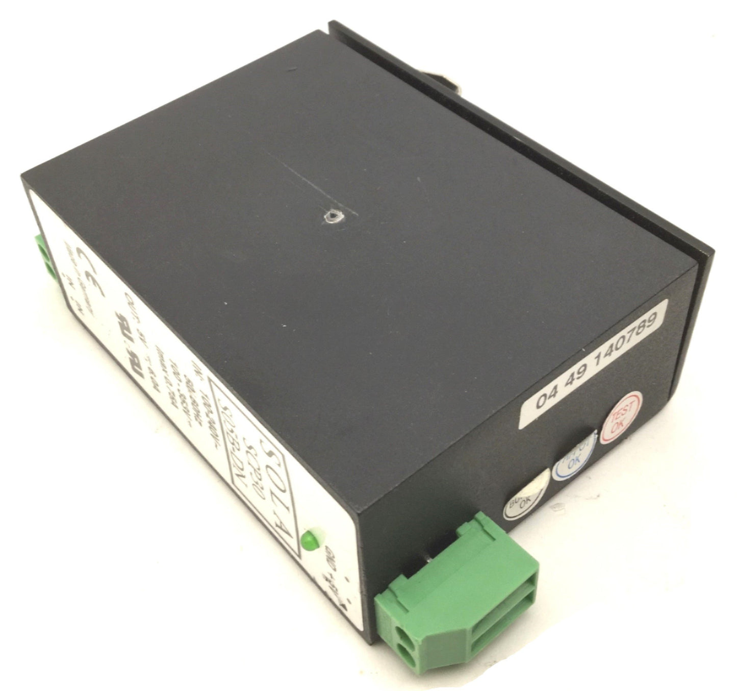 Used SOLA SCP30 S05B-DN Power Supply, 100-240VAC 100-353VDC IN, 5V 6.0A OUT