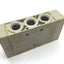 Used Numatics L22PA4520 Pneumatic Piloted Actuated Valve, 2-Position 5-Port, 1/4" NPT