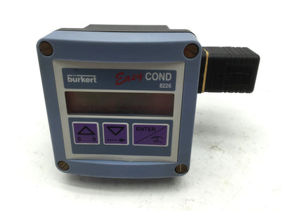 Used Burkert 8226-FPM-PVDF Easy CON Digital Inductive Conductivity Sensor 4-20 mA