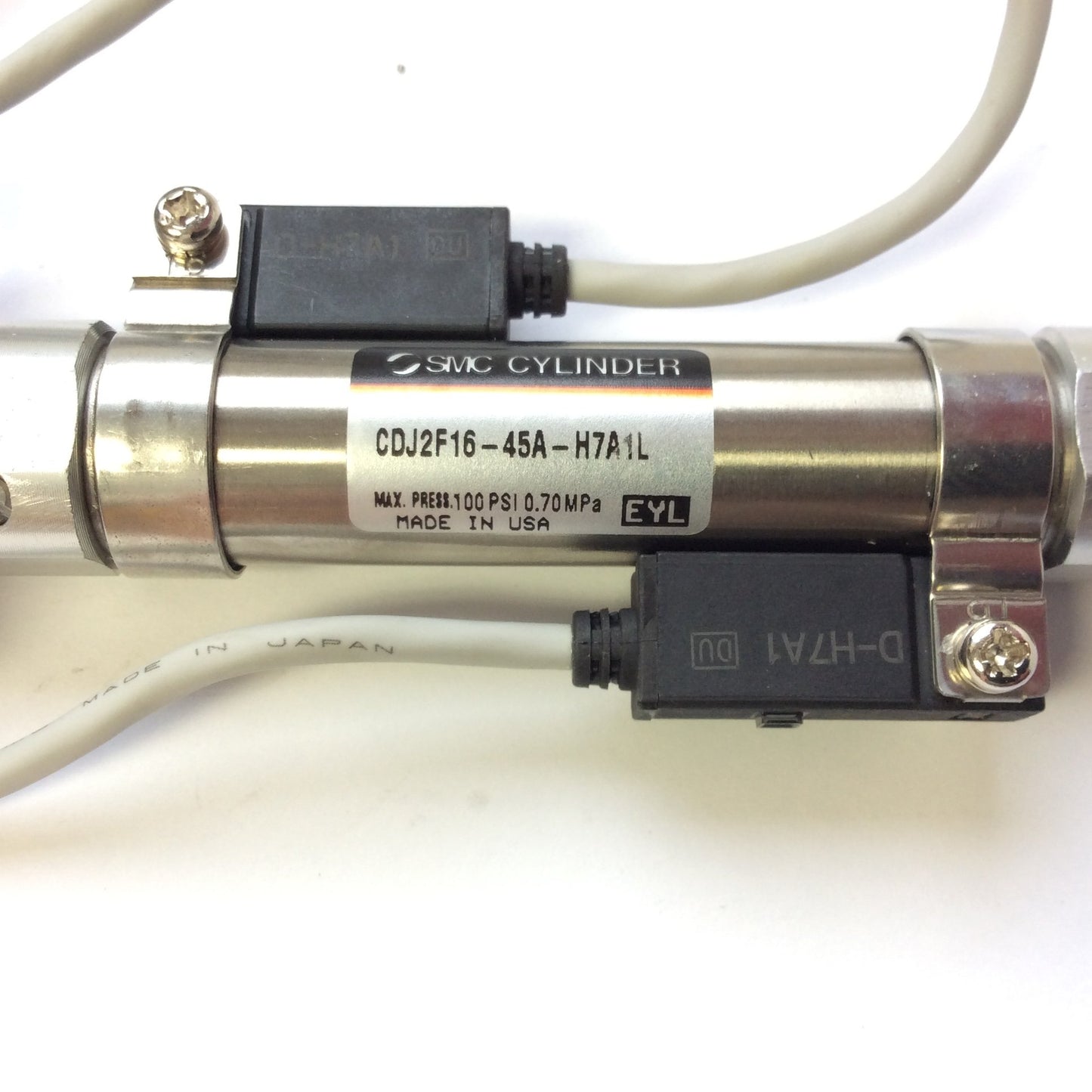 New – Open box SMC CDJ2F16-45A-H7A1L Pneumatic Cylinder Double Acting, Bore: 16mm, Stroke: 45mm