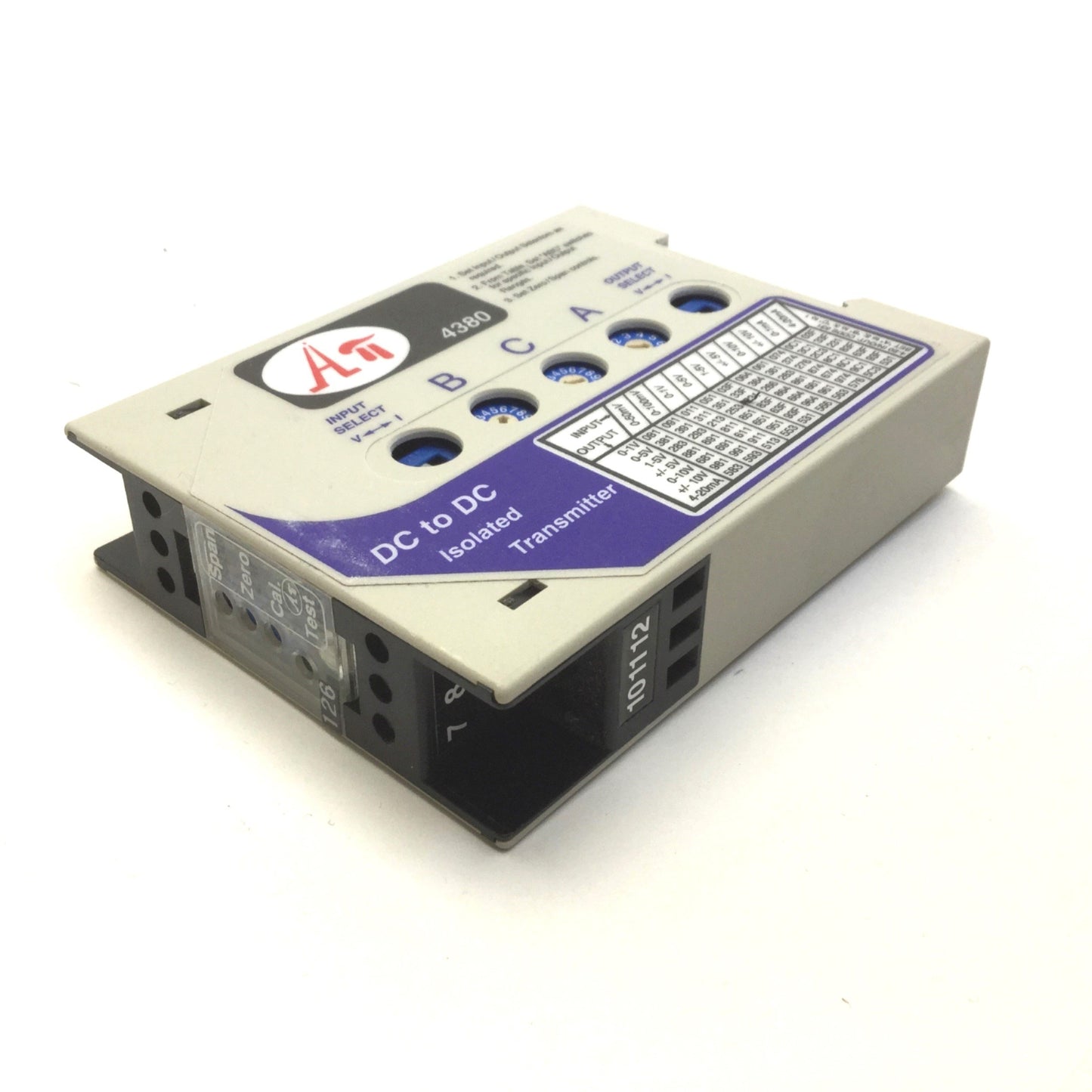 Used Absolute Process Instruments API 4380 DIN Wide Ranging DC/DC Isolater, 0-10VDC