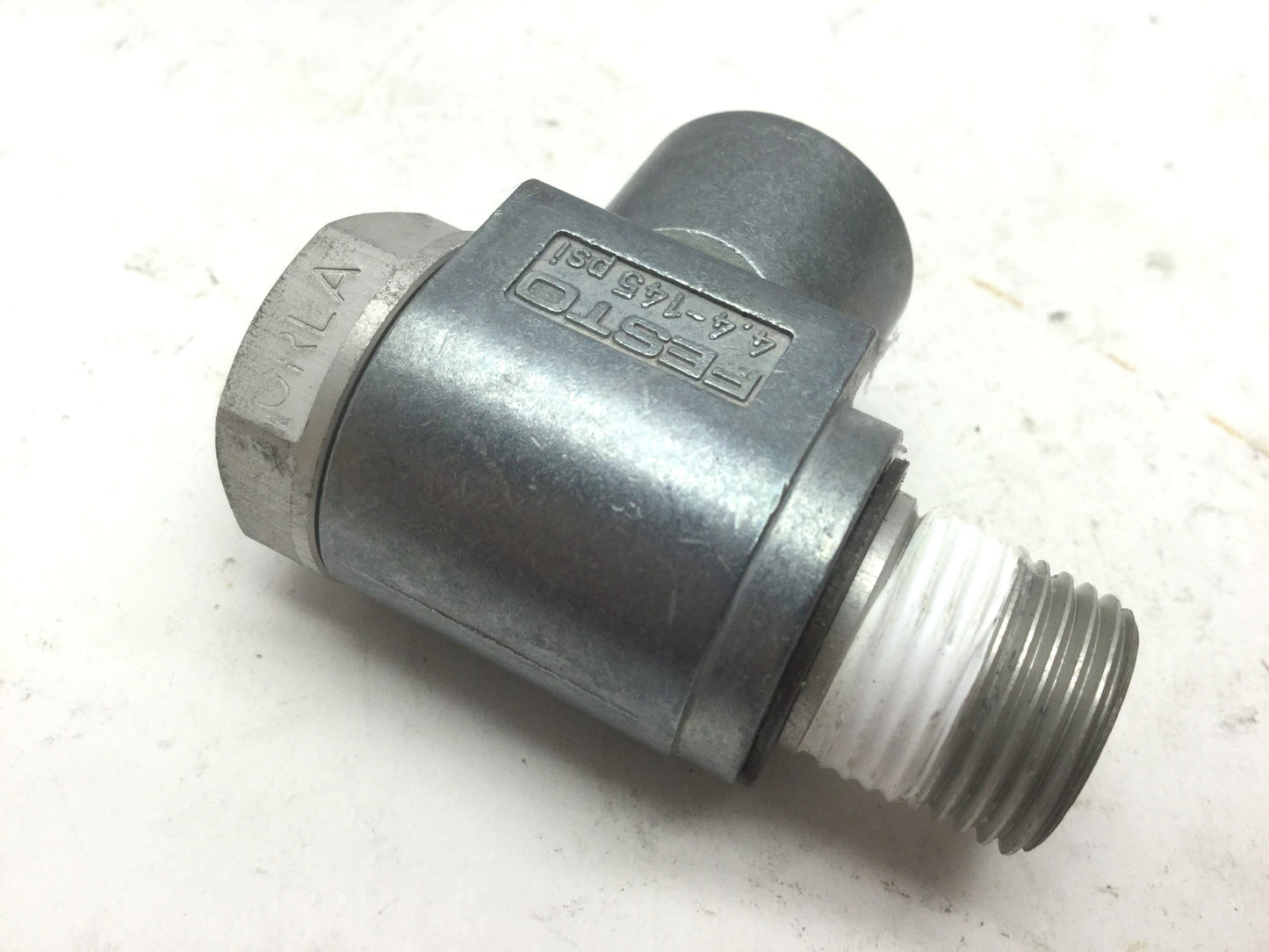 Used Lot of 2 FESTO GRLA One Way Flow Control Check Valve 3/8" NPT 4.4-145 PSI