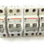 Used Lot of 4 Cutler Hammer WMS2C04 Circuit Breaker 2-Pole Rating: 4A 415VAC, C-Curve
