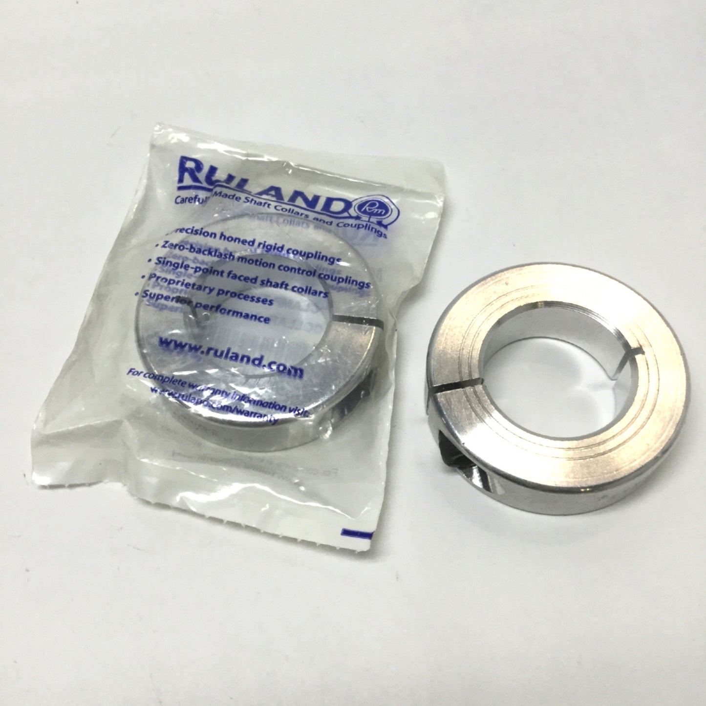 New – Open box Lot of 2 Ruland MCL-30-A Shaft Collars, One-Piece Clamp, Aluminum, 30mm Bore