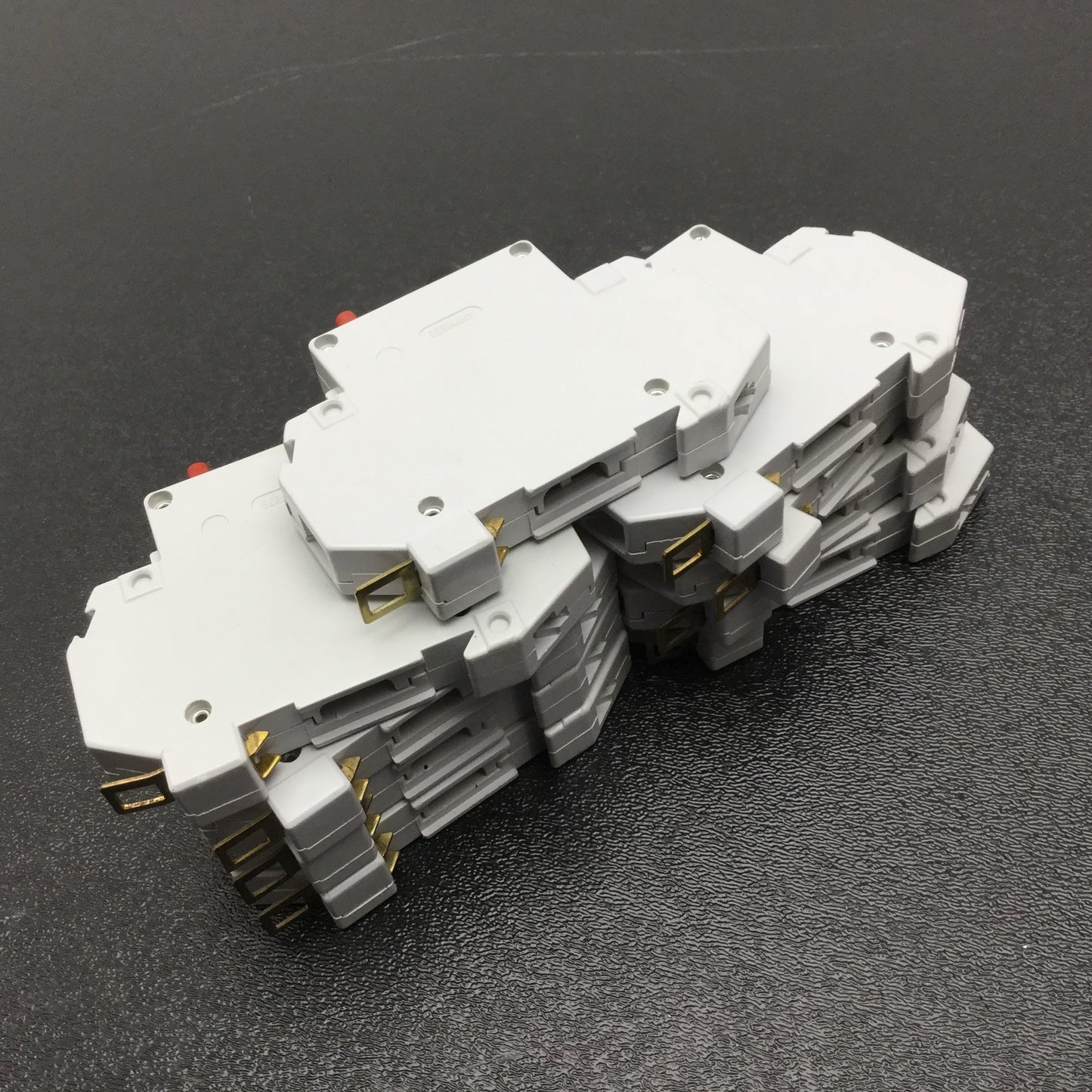 Used Lot of 9 Square D 9080 GCB100 Circuit Breaker, 1-Pole, Rating: 10A 125VAC 65VDC