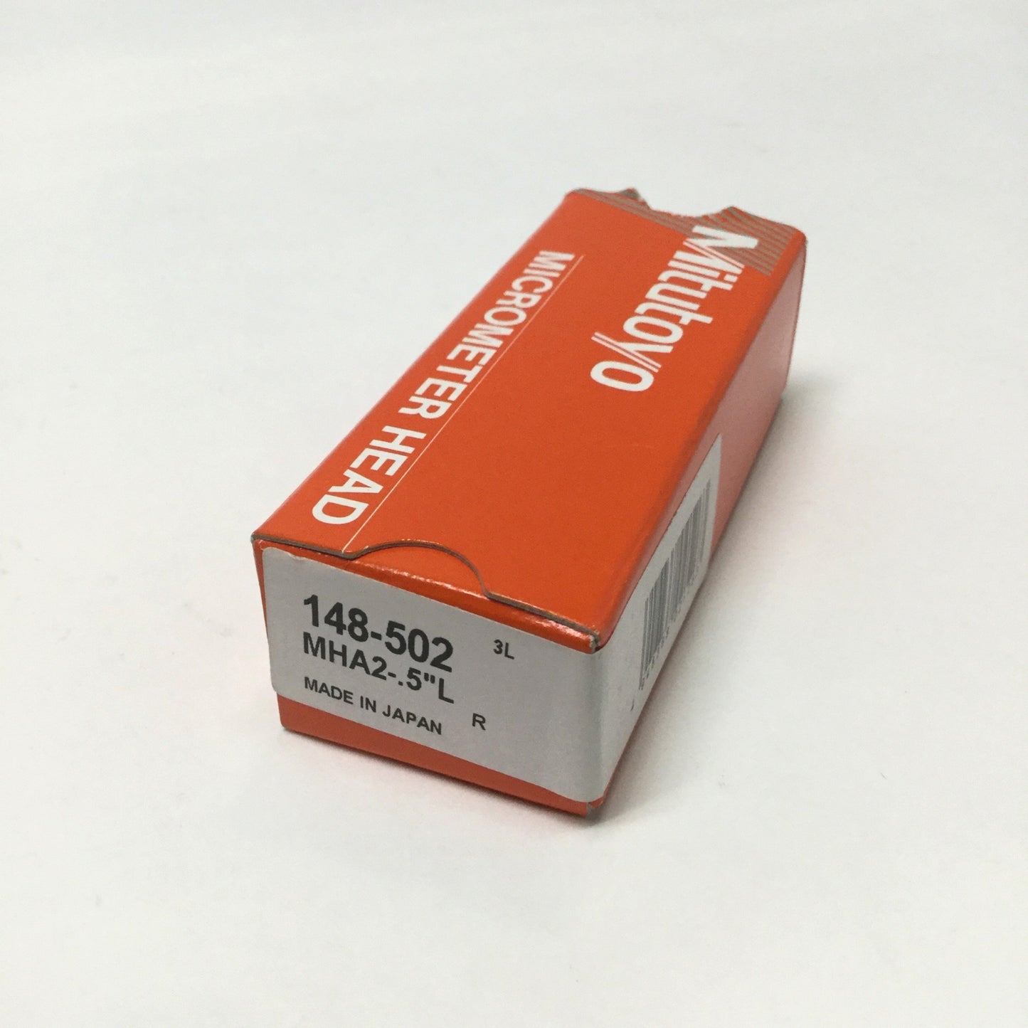 New – Open box Mitutoyo 148-502 Micrometer Head, 0-0.500" / 0.001" Graduation, Flat Spindle Tip