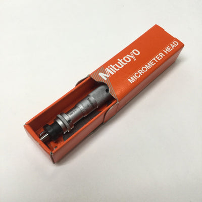 New – Open box Mitutoyo 148-502 Micrometer Head, 0-0.500" / 0.001" Graduation, Flat Spindle Tip
