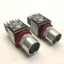 Used Lot of 2 Allen Bradley 800MR-QAL24 Illuminated Lighted Pushbutton, w/800M-XD1