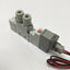 Used SMC SY3120-5LOU-C4 Solenoid Valve, 5-Port 2-Position, 24VDC Coil, 4mm Fittings