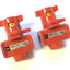 Used Lot of 2 SMC VHS2500-02-X1 Residual Pressure Relief Valve 3-Port w/ Locking Hole