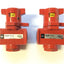 Used Lot of 2 SMC VHS2500-02-X1 Residual Pressure Relief Valve 3-Port w/ Locking Hole