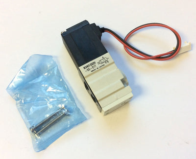 New – Open box Lot of 3 SMC NVKF333V-5G-01T 3-Port Solenoid Valve, 24VDC, 1/8" NPT