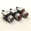 Used Lot of 3 Allen Bradley 800MR-Q24 Lighted Pilot Lights, 2x Red, 1x Clear, 24V
