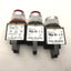 Used Lot of 3 Allen Bradley 800MR-Q24 Lighted Pilot Lights, 2x Red, 1x Clear, 24V