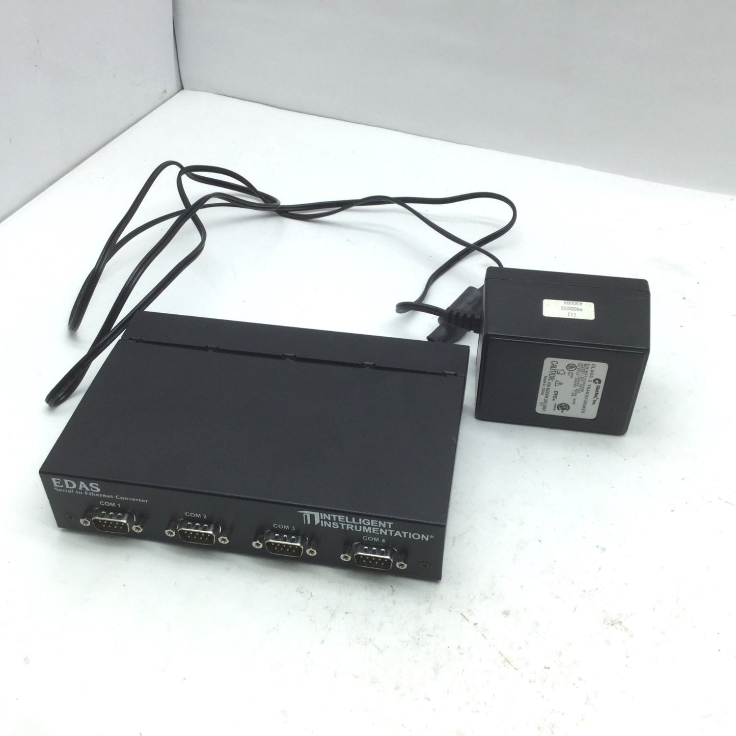 Used Intelligent Instruments EDAS-1025E-2B1 Ethernet to Serial Converter 24VDC