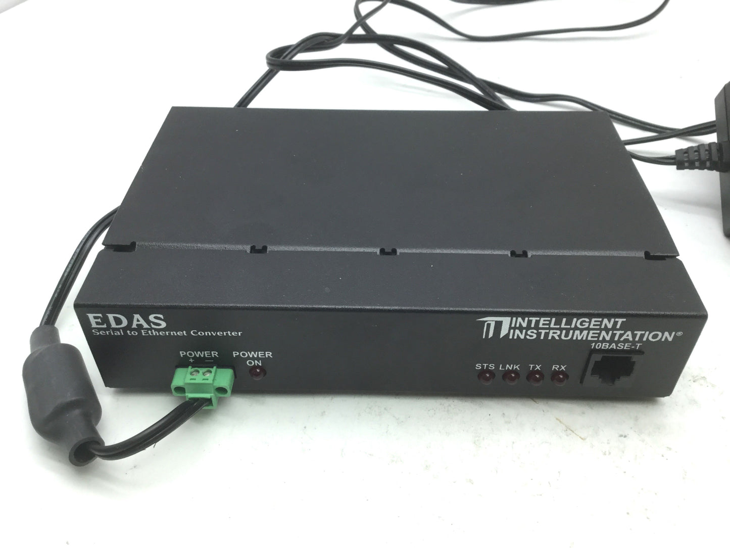 Used Intelligent Instruments EDAS-1025E-2B1 Ethernet to Serial Converter 24VDC