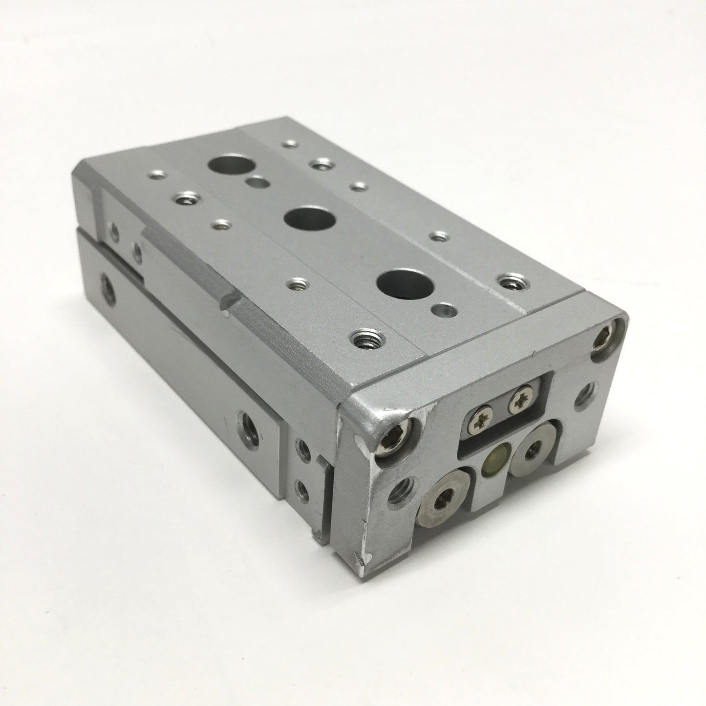 Used SMC MXS8-30 Air Slide Table Dual Rod Guided Cylinder, 8mm Bore, 30mm Stroke