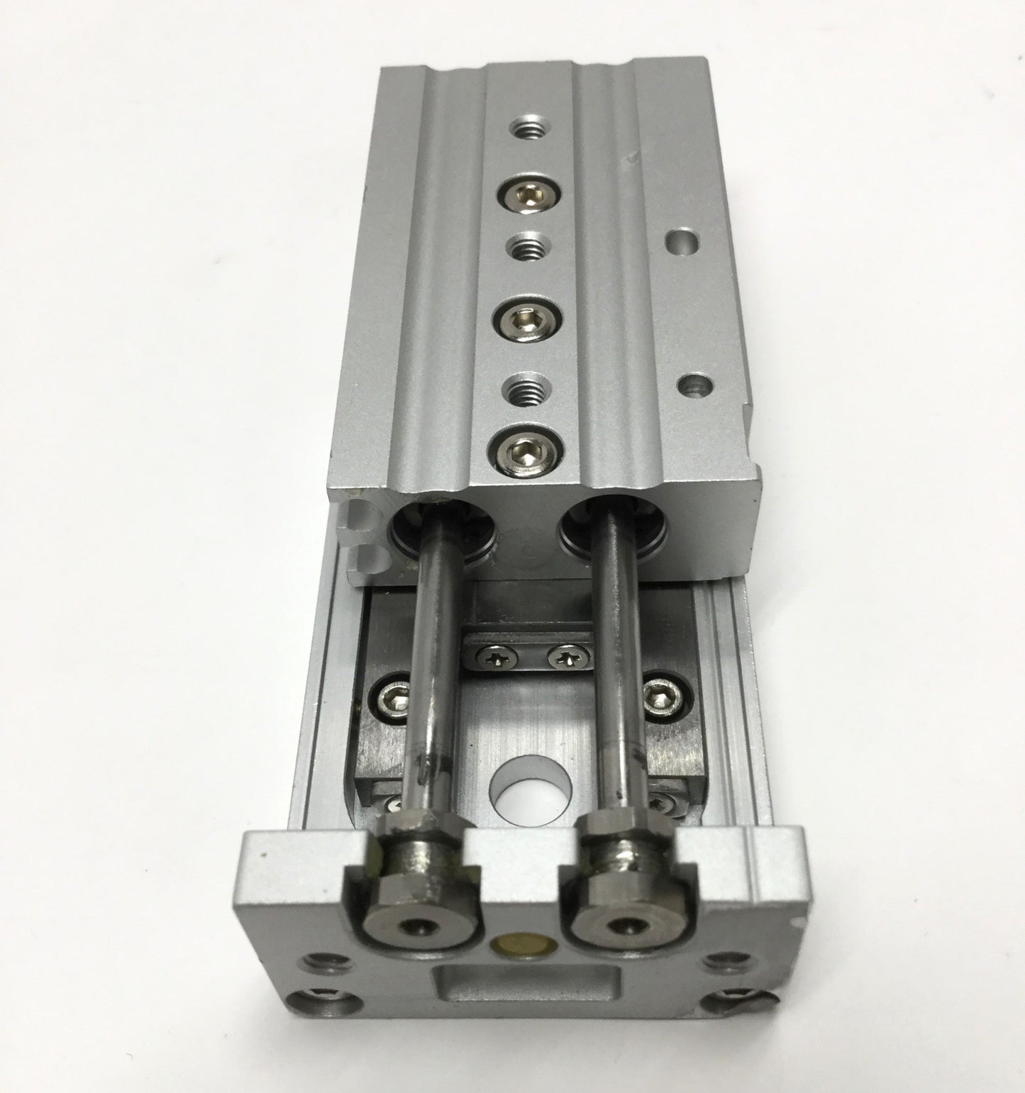 Used SMC MXS8-30 Air Slide Table Dual Rod Guided Cylinder, 8mm Bore, 30mm Stroke