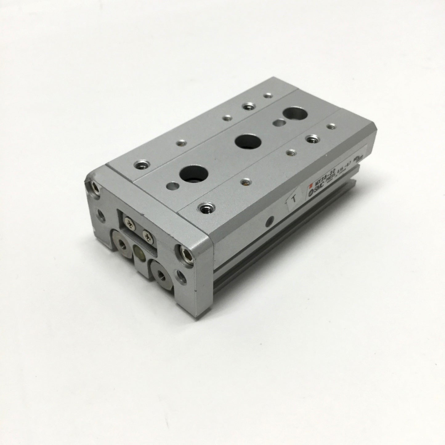 Used SMC MXS8-30 Air Slide Table Dual Rod Guided Cylinder, 8mm Bore, 30mm Stroke