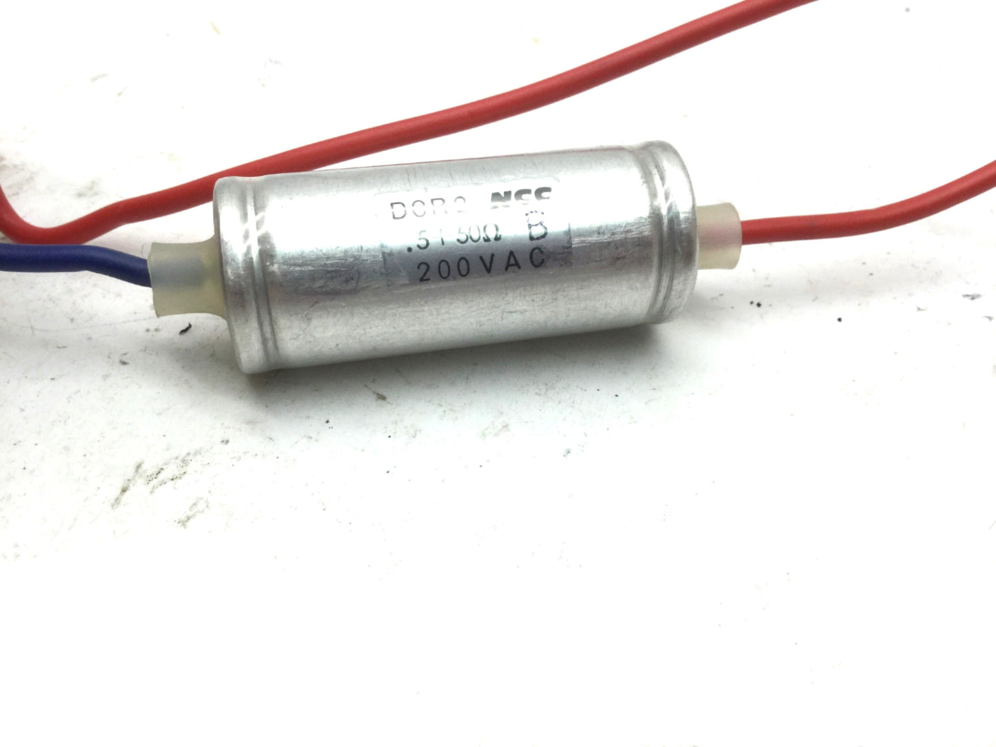 Used Lot of 3 NCC National Controls Capacitors DCR2 200VAC .5+50Ohm