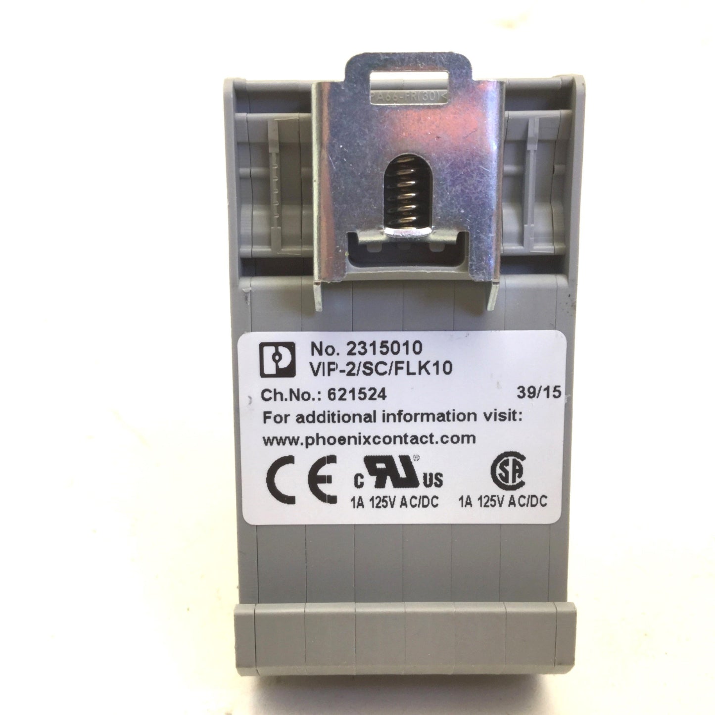 Used Phoenix Contact VIP-2/SC/FLK10 VARIOFACE Interface Module, 125VAC/DC, 1A
