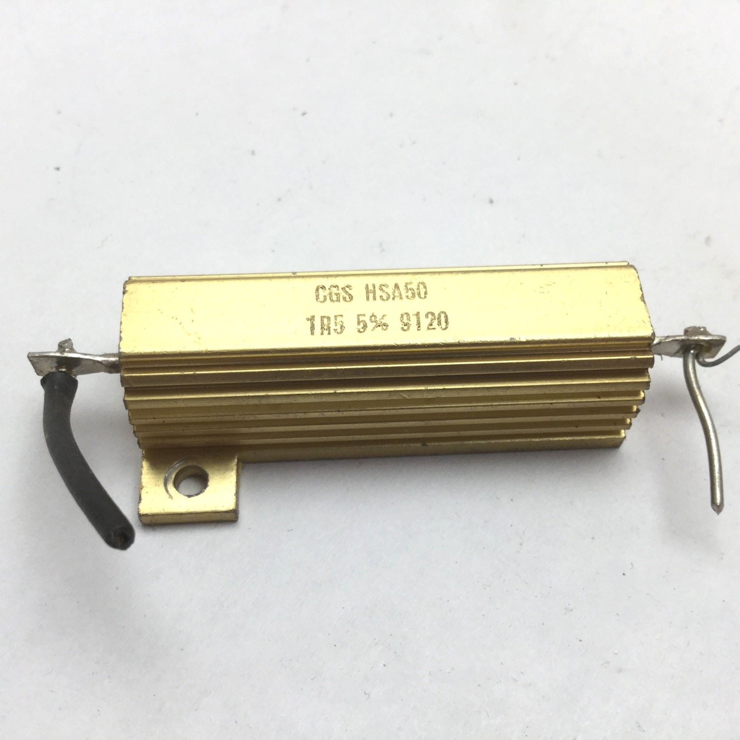 Used Lot of 6 TE Connectivity CGS HSA50 1R5 Resistors, Res 1.5 Ohm, Power 50 Watt
