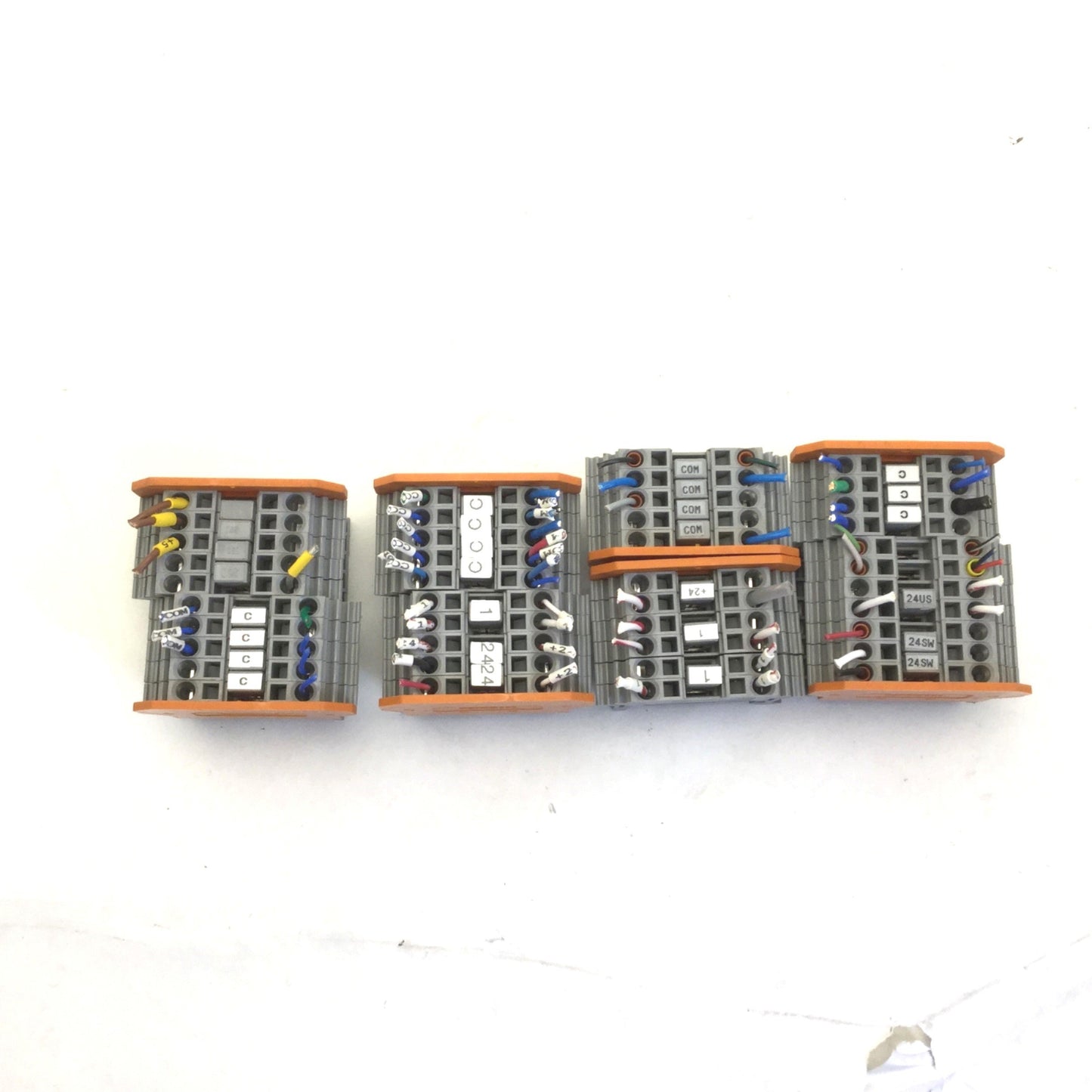 Used Lot of 40 Wago 280 IEC 60947-7-1 Terminal Blocks, 800V 2,5mm², 28-12 AWG