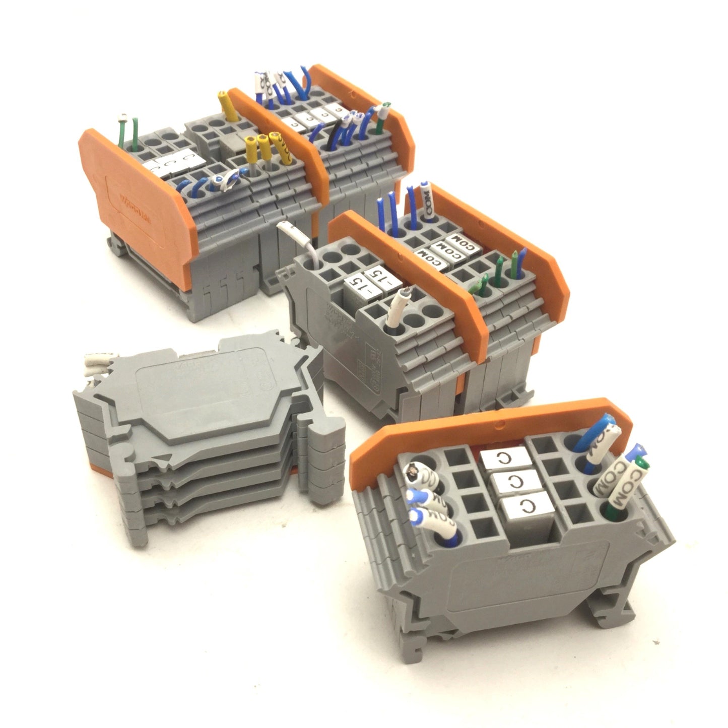 Used Lot of 27 Wago 280 IEC 60947-7-1 Terminal Blocks, 800V 2,5mm², 28-12 AWG