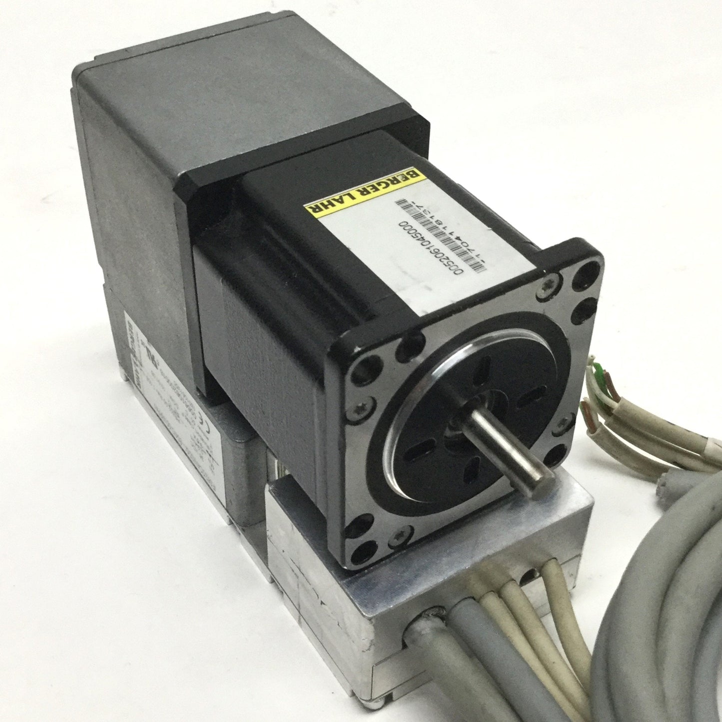 Used Berger Lahr ILS1F572S1229 Stepper Drive Motor, 3-Phase, CANopen Interface, 36VDC