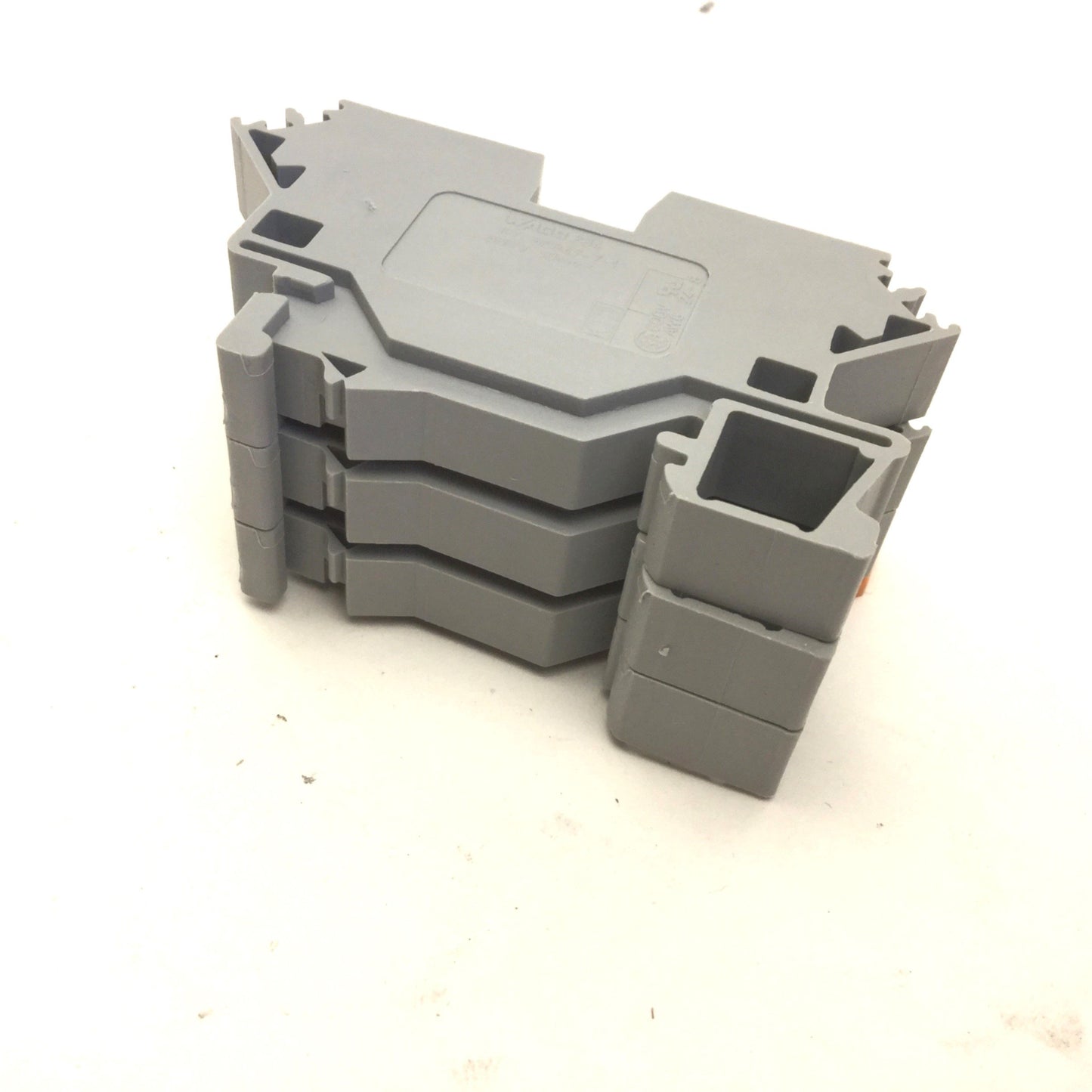 Used Lot of 20 Wago 284 IEC 60947-7-1 Terminal Blocks DIN Rail Mount, AWG 24-8