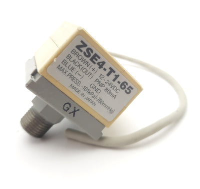 Used SMC ZSE4-T1-65 Vacuum Pressure Switch, Pressure Rating: -101kPa (-760mmHg)