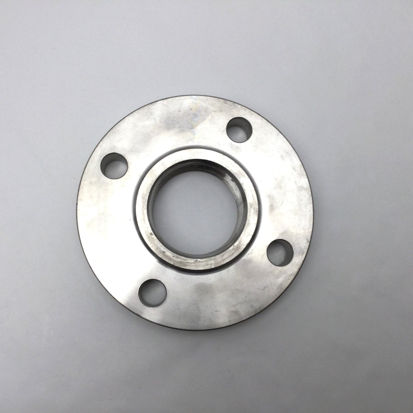 Used Viraj 2 1/2 THRF 150 LB B16 A/SA182 F304/304L 67742 Threaded 4-Bolt Flange 304SS