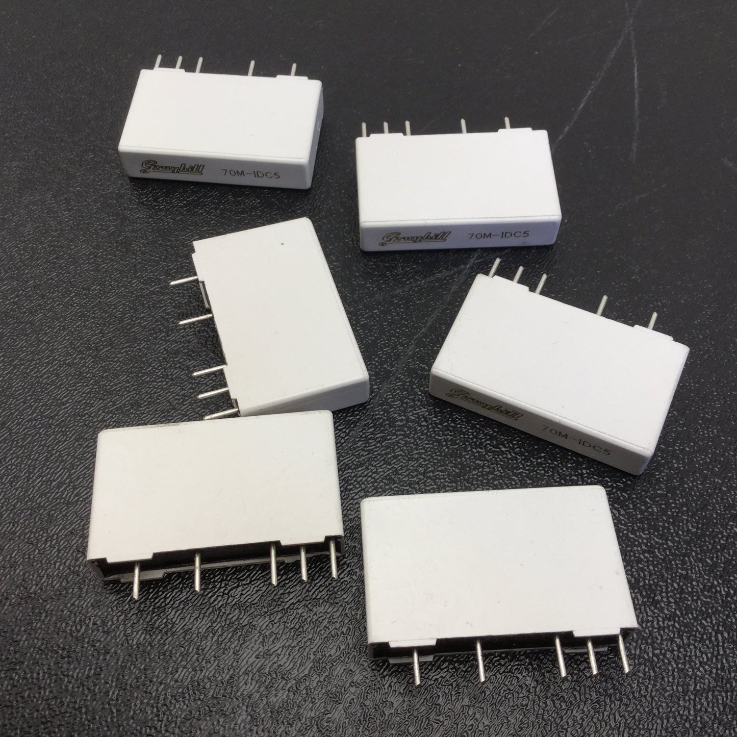 Used Lot of 6 Grayhill 70M-IDC5 Relays, Input: 3-32VDC, 50mA, REV E