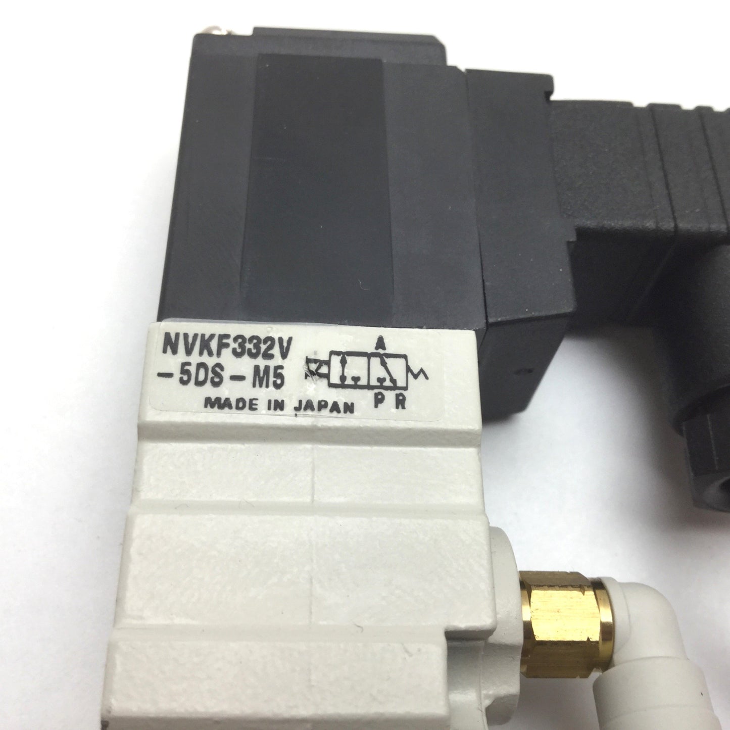 Used SMC NVKF332V-5DS-M5 Vacuum Solenoid Valve, 2-Position 3-Port, Voltage: 24VDC