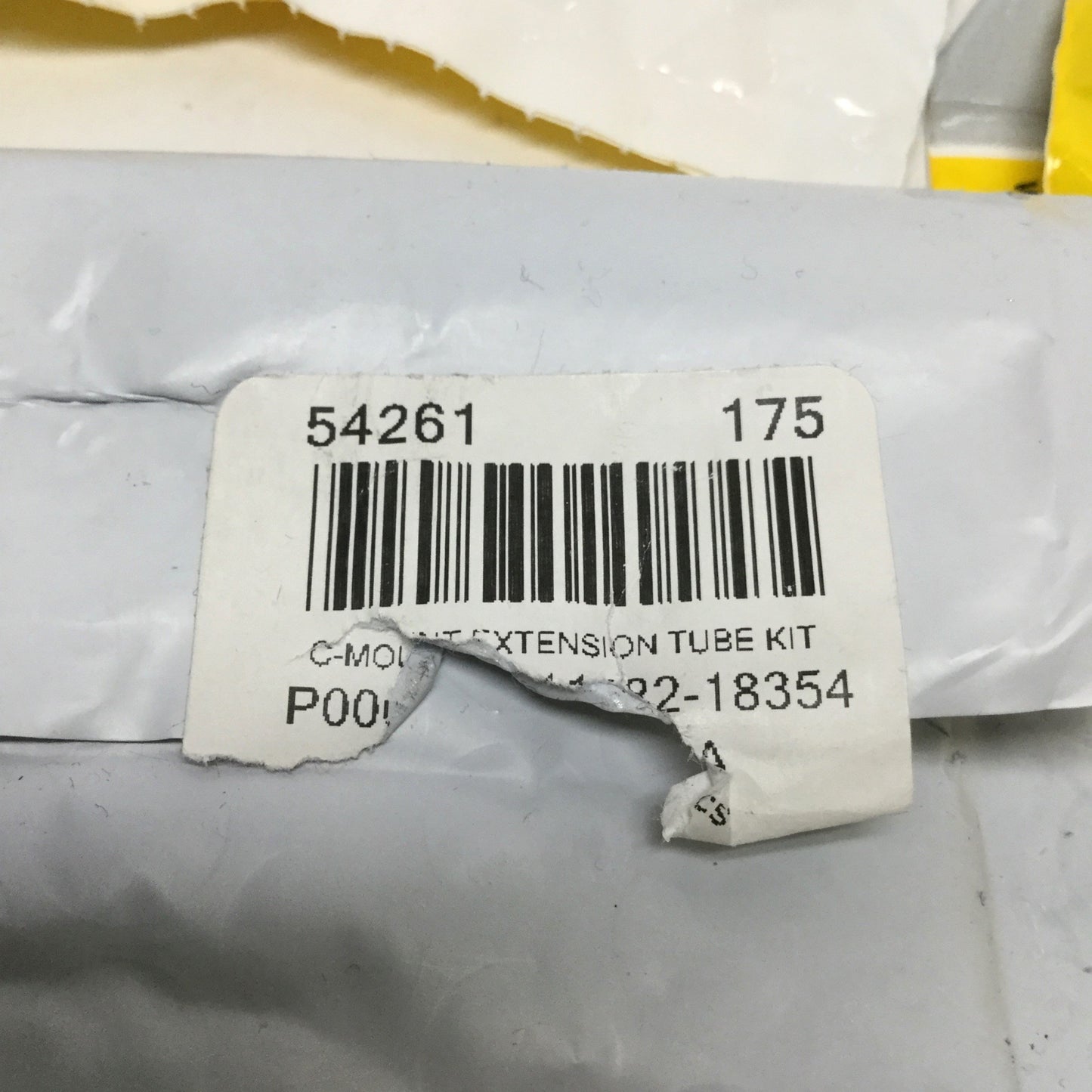 New – Open box Edmund 54-261 Machine Vision Camera C-Mount Extension Tube Kit 5, 10, 15, 40mm