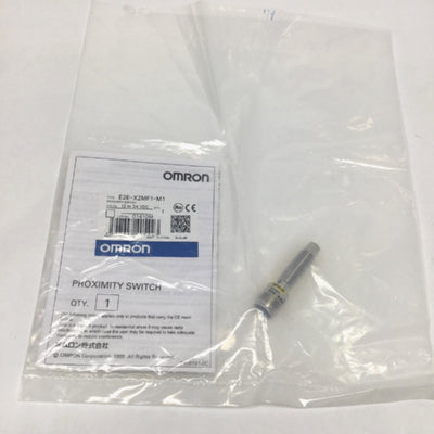 New Omron E2E-X2MF1-M1 Inductive Proximity Sensor Switch 2mm Range, PNP NO, 12-24VDC