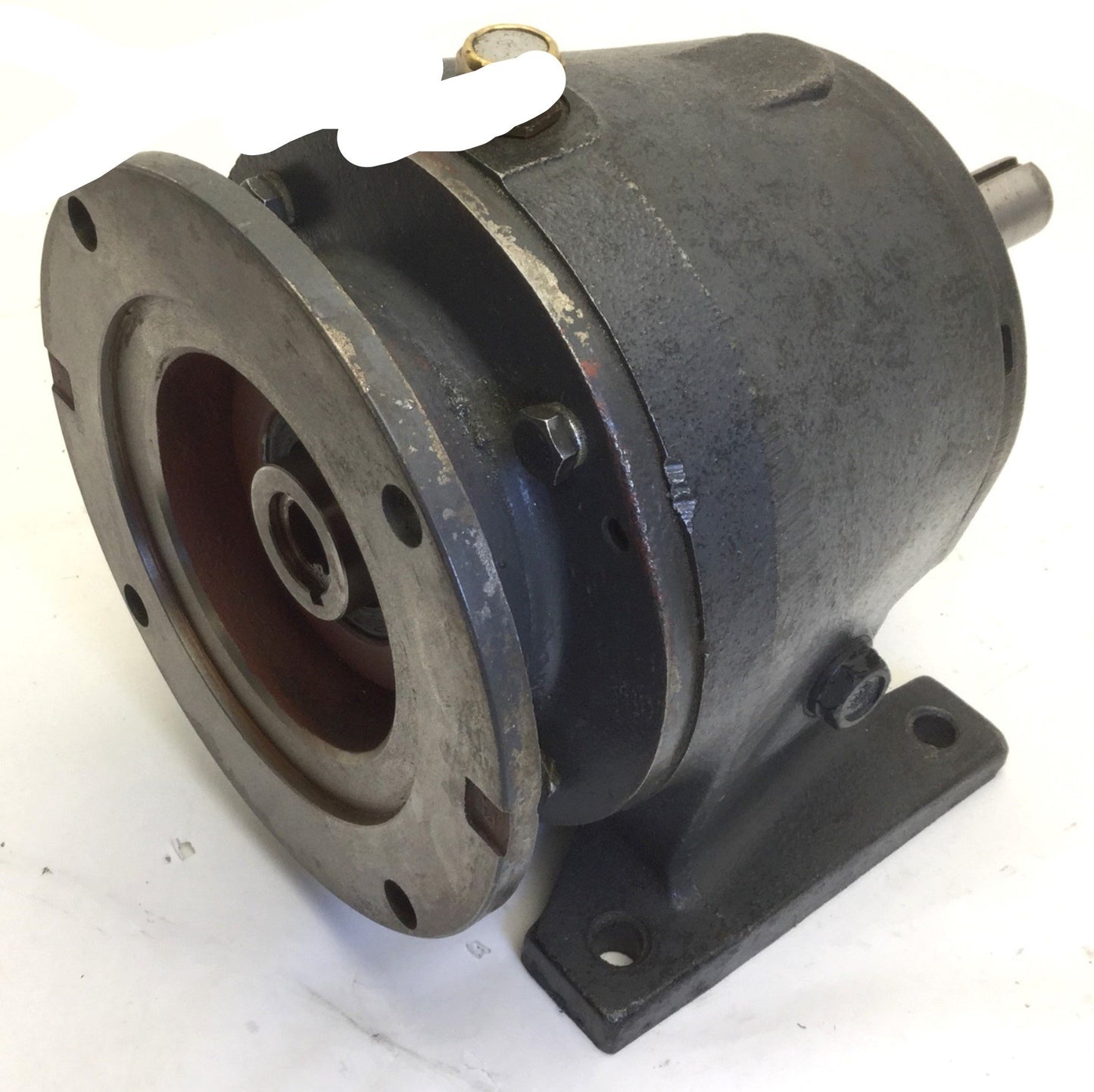 Used IPTS HQD-A-56C Helical Gear Speed Reducer, Ratio: 21.420:1, *Bushing Is Stuck*