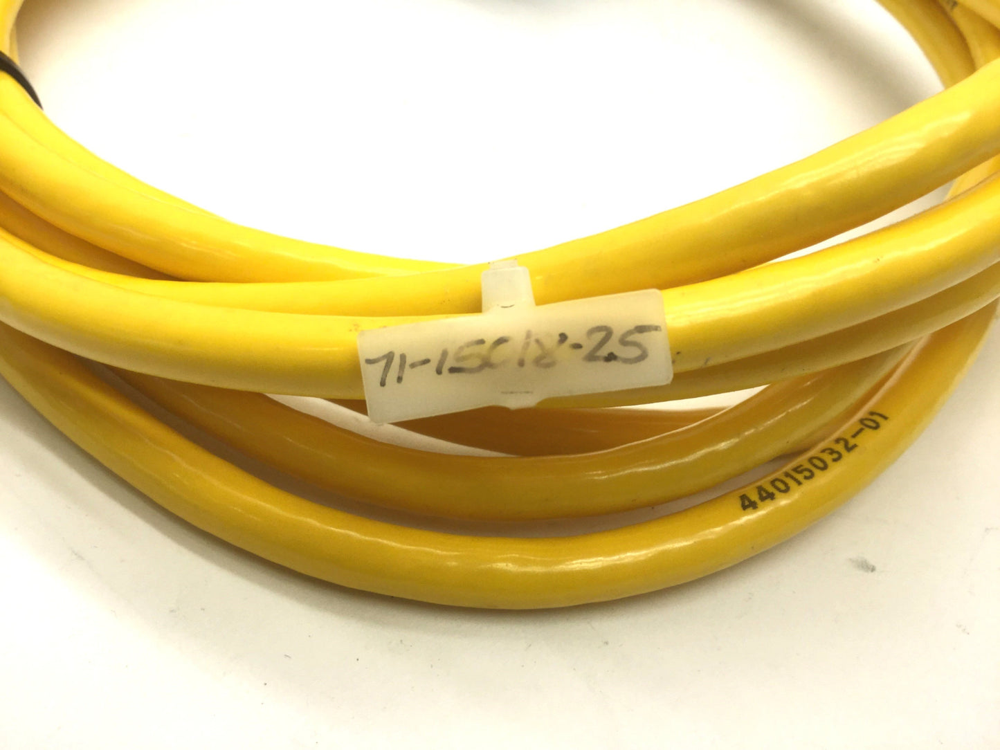 Used Parker 71-15018-15 Motor Encoder Feedback Cable, MS Round 18-Pin, 15' Long