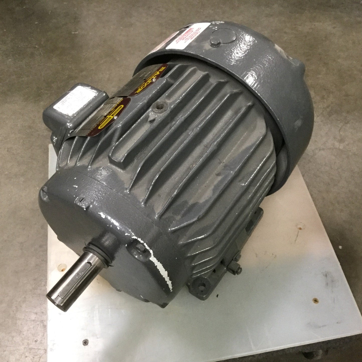 Used Baldor CP3660T-4 AC Motor, Power: 3HP, Frame: 182T, 460V 3-Phase, Shaft 1.125"