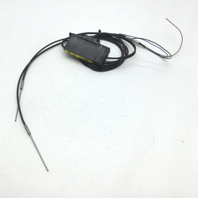 Used Banner D12SP6FPH Fiber Optic Sensor Red LED 10-30VDC Output: PNP
