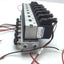 Used Manifold of 8 Koganei A025E1-PSL Solenoid Valves 24VDC, 0~0.7MPa 2-pos 3-Port