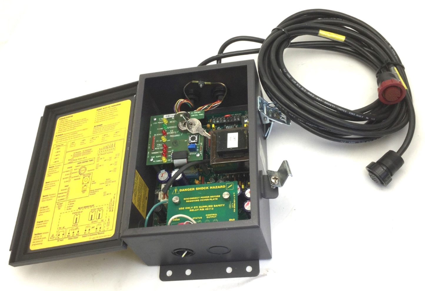 Used STI MiniSafe-B/FlexSafe 4300B-2 MS43-B2-AC1-W Light Curtain Controller
