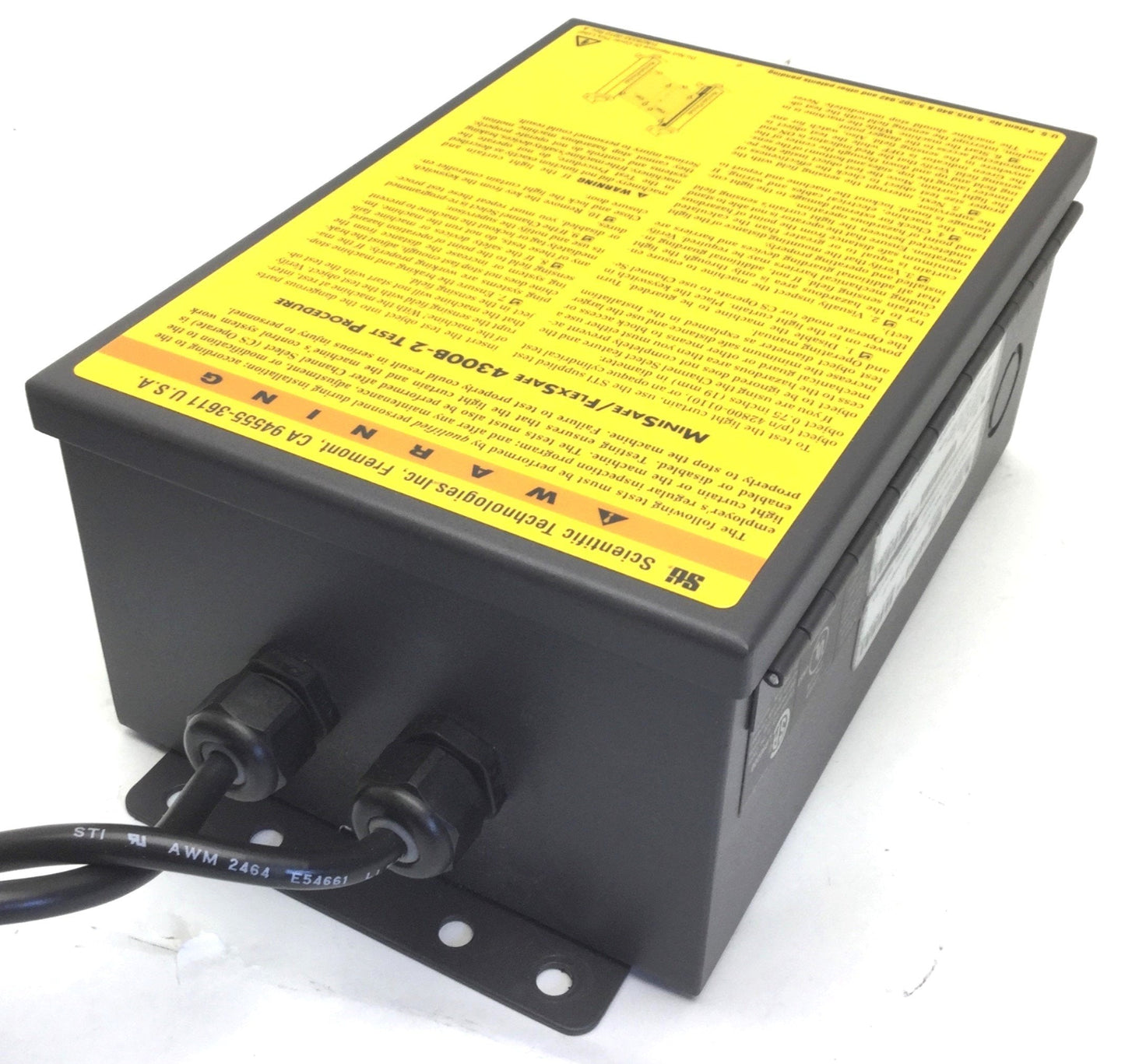 Used STI MiniSafe-B/FlexSafe 4300B-2 MS43-B2-AC1-W Light Curtain Controller